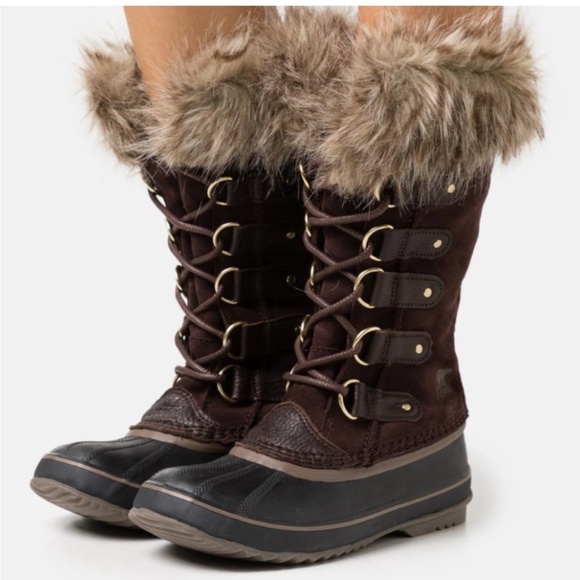 Sorel Joan of Arctic Waterproof Womens Size 7 Boot Cattail Suede Boots Winter - Picture 1 of 15